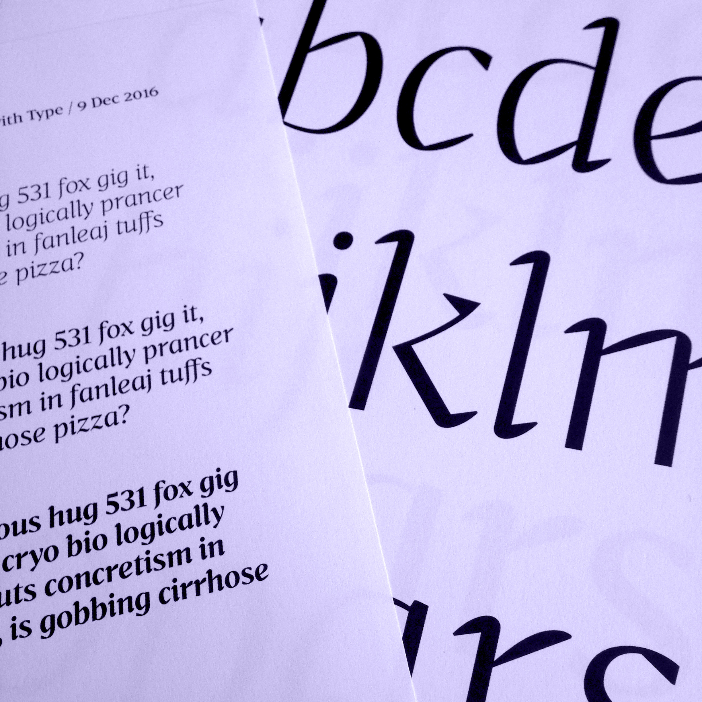  Bw Darius Italics typeface WIP preview 